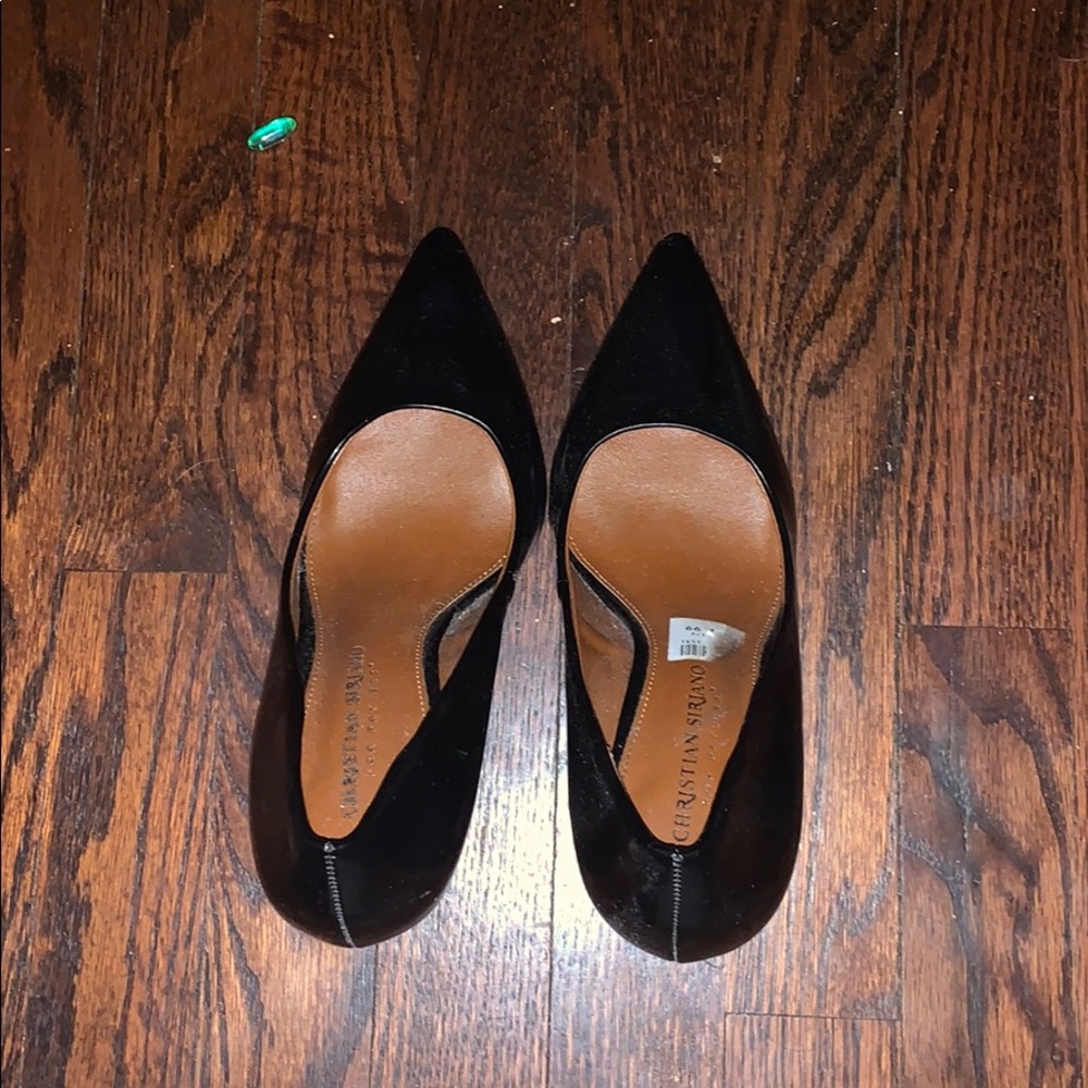 Matte Pointed Heels - Picture 2 of 3
